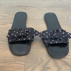 kate spade new york bernadette polka dot bow sandal (Women), size 10, almost new